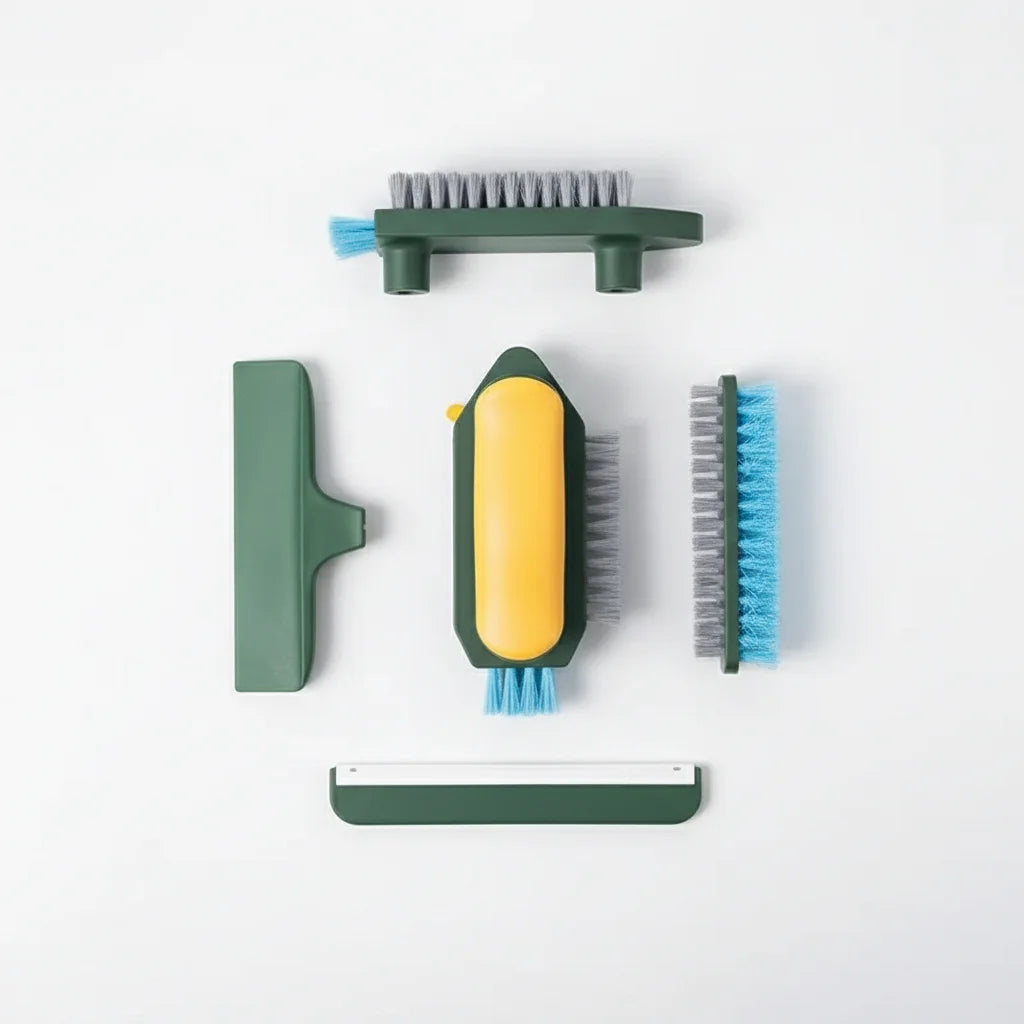 Multi-Purpose Squeegee & Brush Set