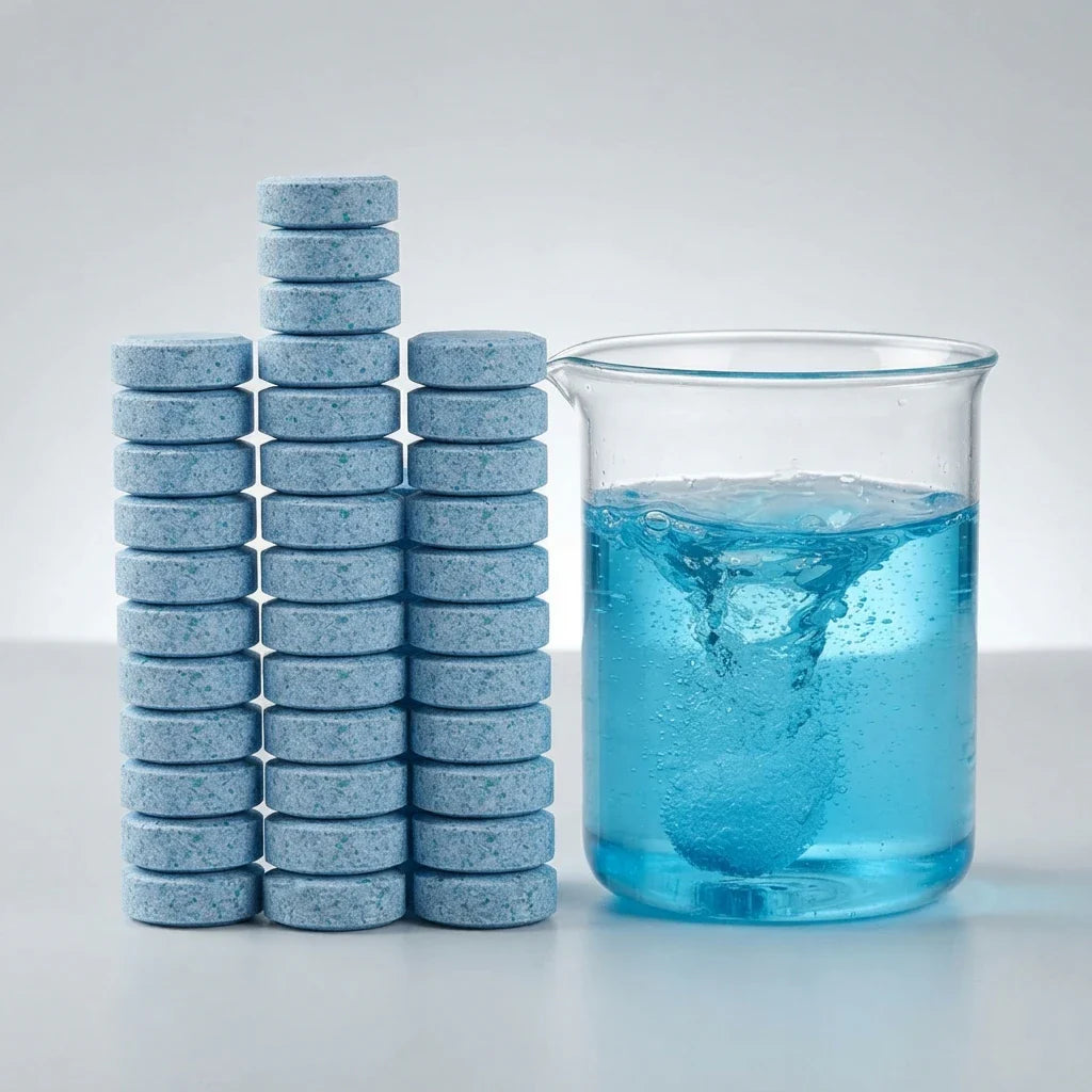 Effortless Windshield Cleaning Tablets