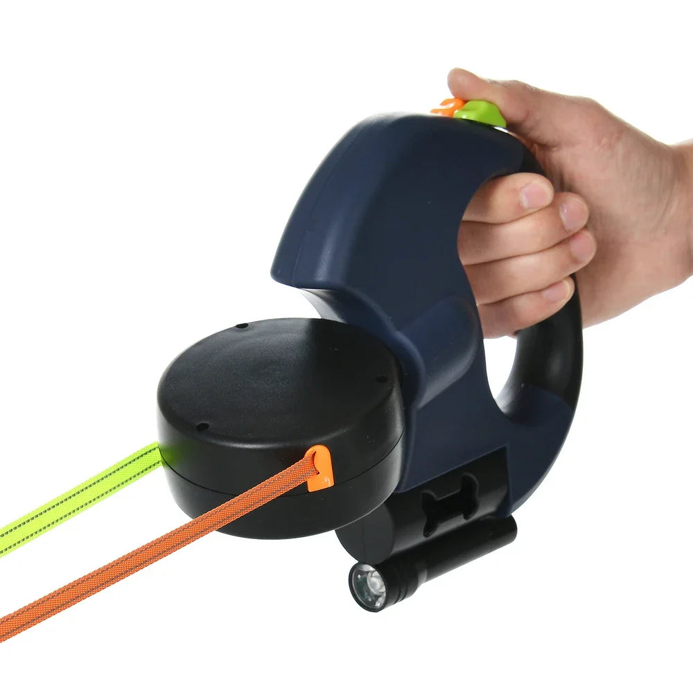 Aven 5-in-1 Reflective Dog Leash with Integrated Flashlight
