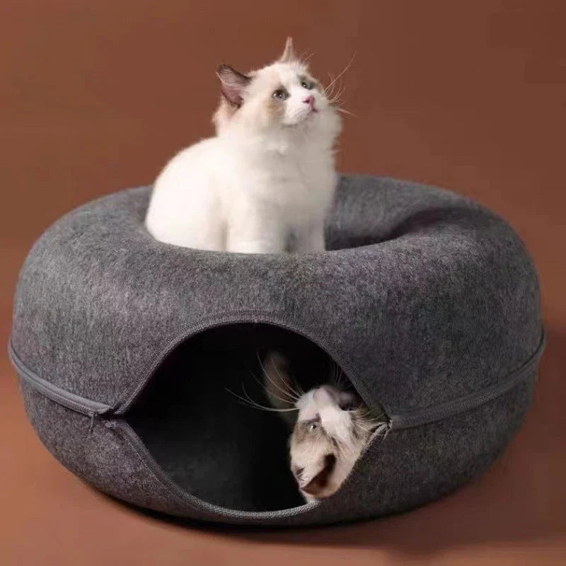 Aven 2-in-1 Donut Cat Bed