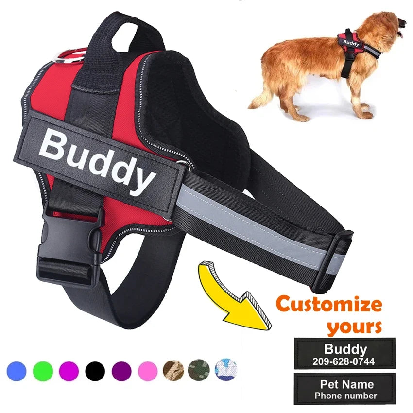 Aven Personalized No Pull Dog Harness