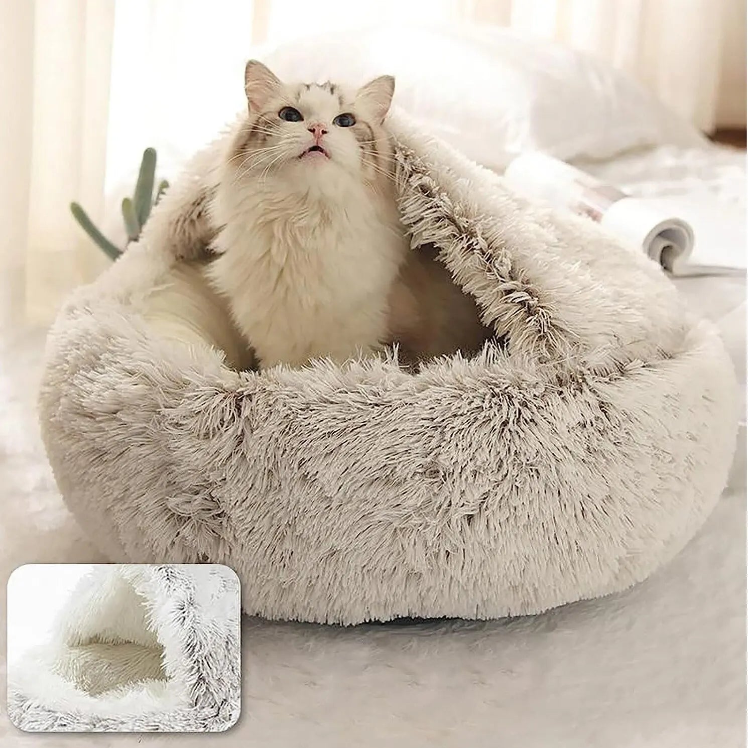 Aven Cozy Cat Bed