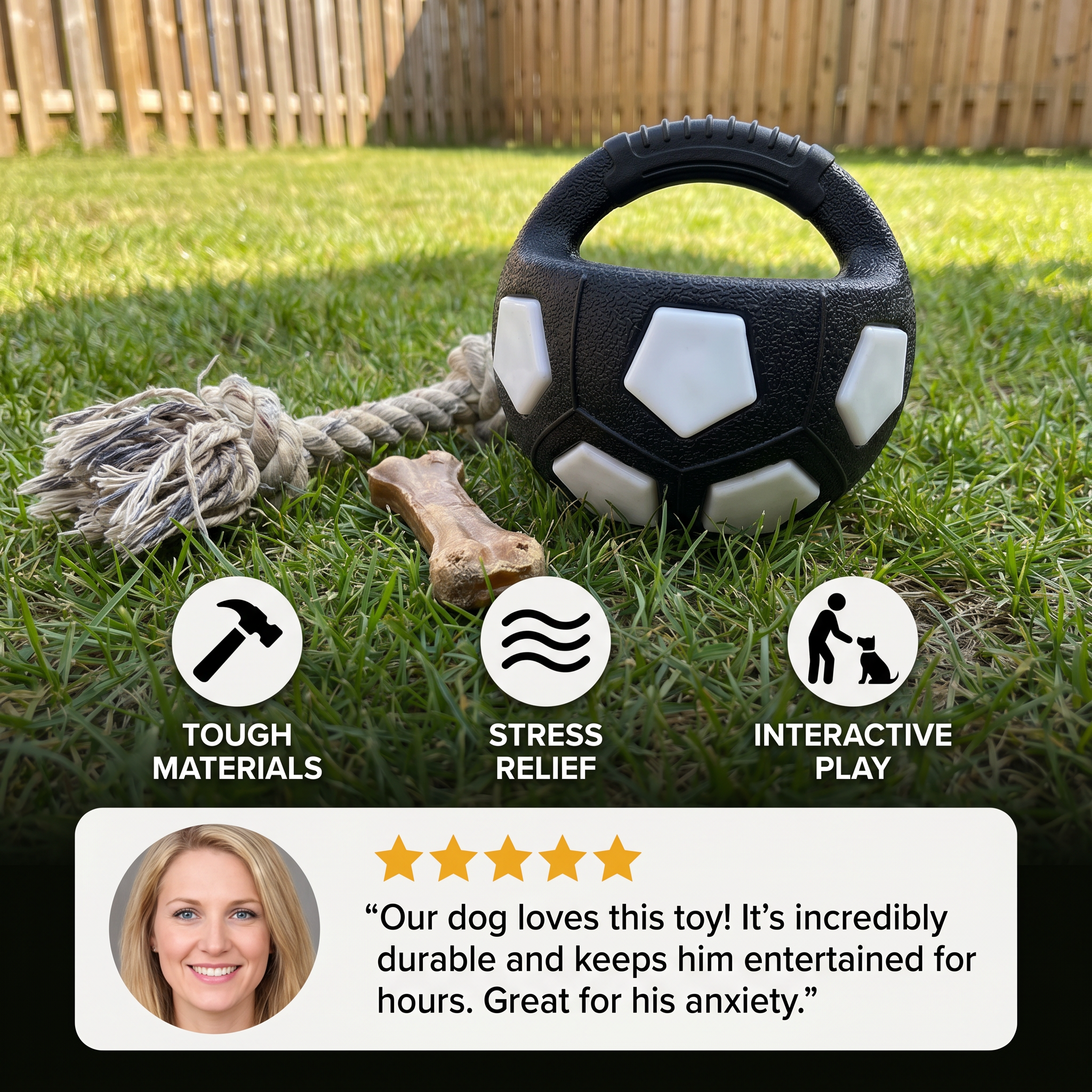 Aven Durable Stress Relief Dog Toy