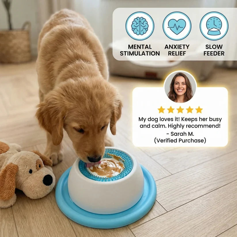 Aven Interactive Lick Mat - Slow Feeder Toy for Dogs