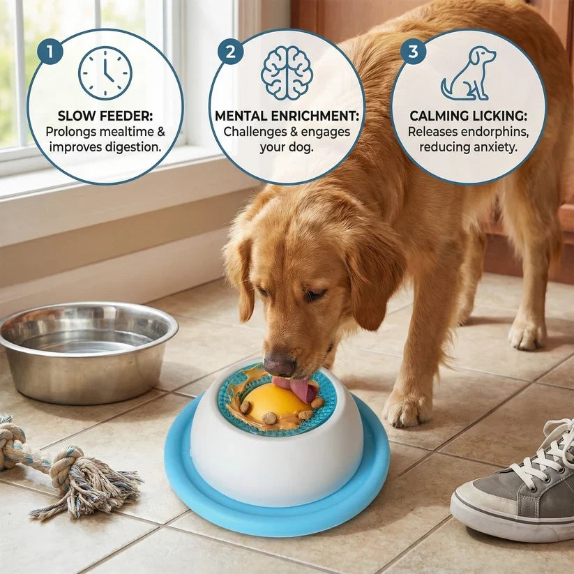 Aven Interactive Lick Mat - Slow Feeder Toy for Dogs
